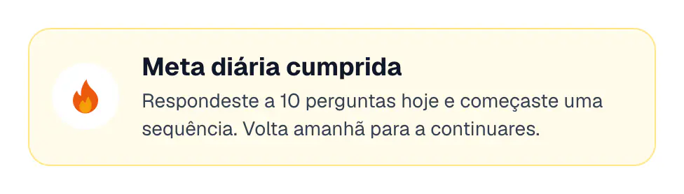 Passo 2: Cumpre a meta